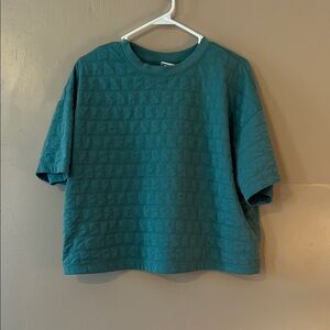 A New Day Teal Knit Top